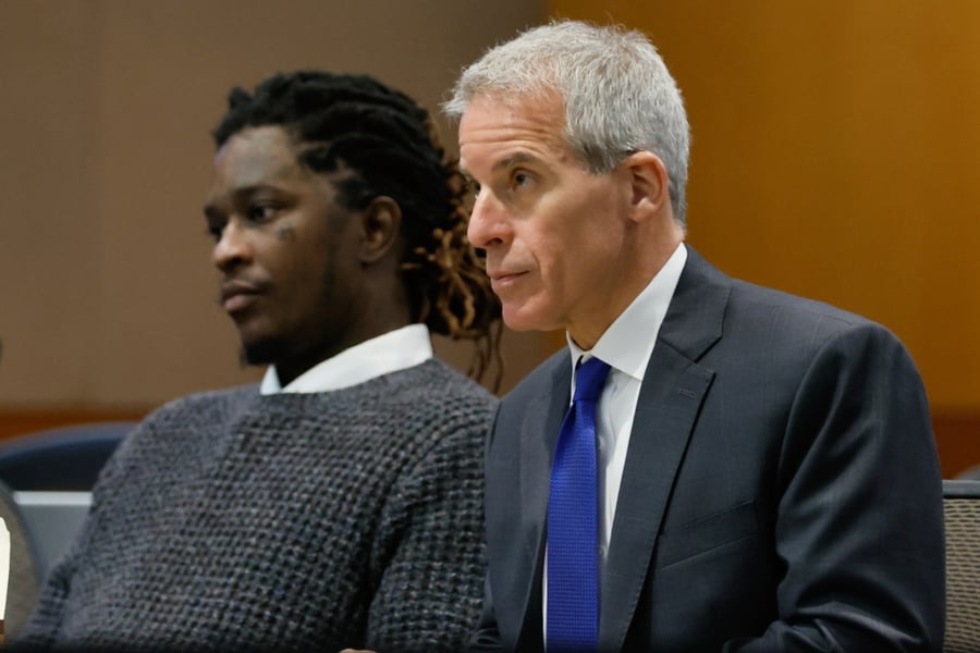 Young Thug and lawyer Brian Steel