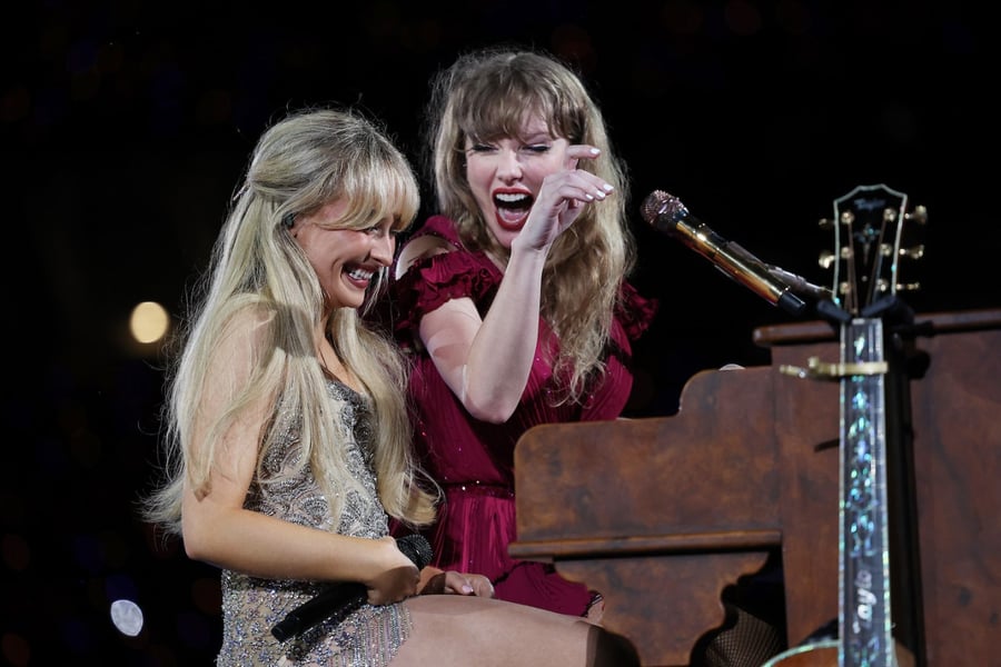 Taylor Swift and Sabrina Carpenter