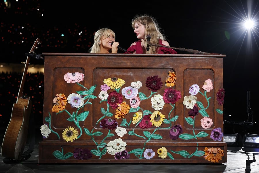 Sabrina Carpenter and Taylor Swift