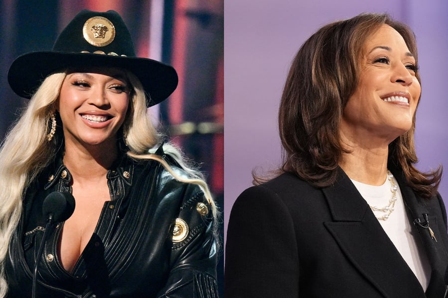 Beyoncé and Kamala Harris