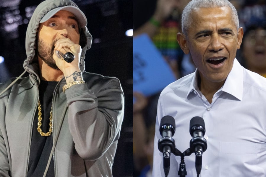 Eminem and Barack Obama