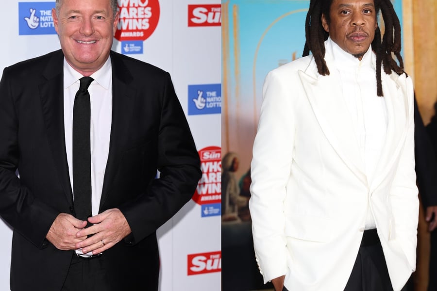 Piers Morgan and Jay-Z