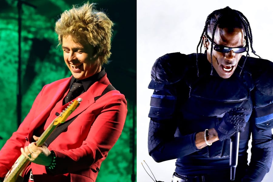 Green Day and Travis Scott
