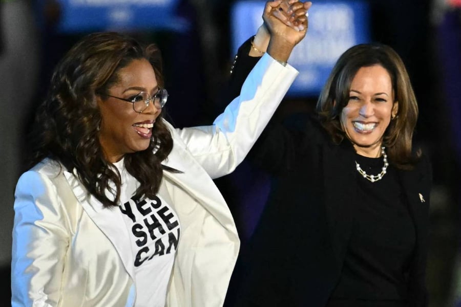 Oprah and Kamala Harris