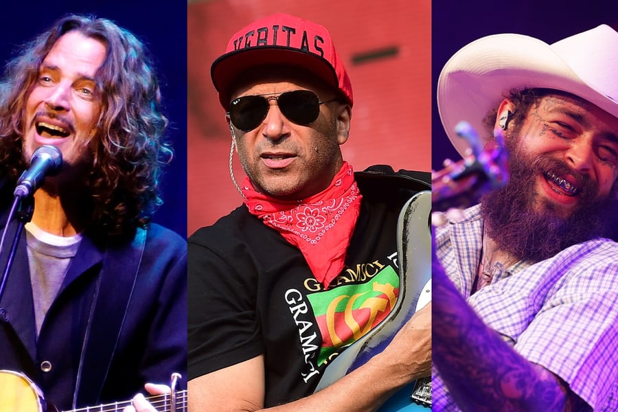 Chris Cornell, Tom Morello and Post Malone