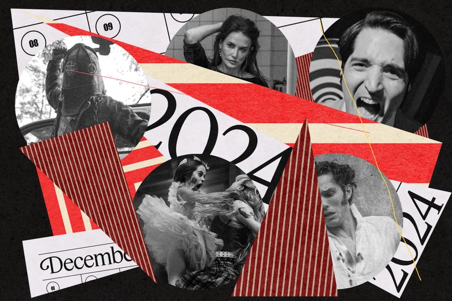 Illustration of 2024 horror movies