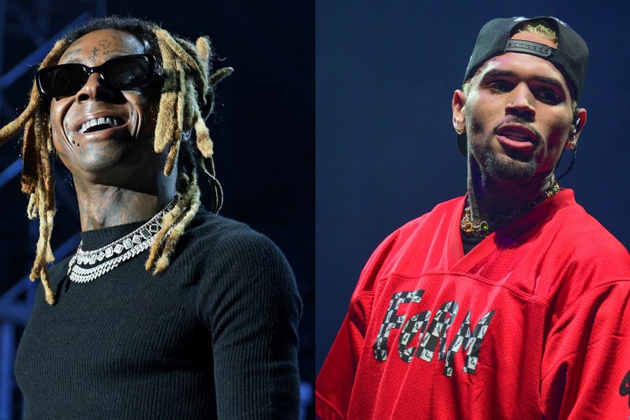 Lil Wayne and Chris Brown