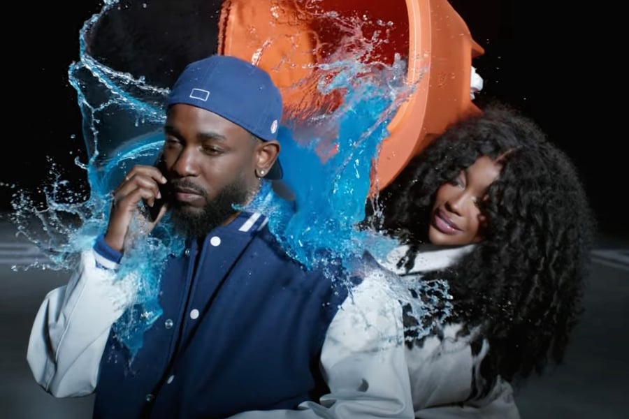 Kendrick Lamar and SZA