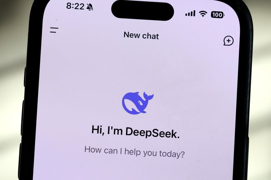 DeepSeek on phone