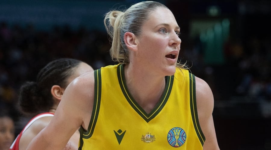 Australia's Lauren Jackson during the 2022 FIBA Women's Basketball World Cup. Photo by Steve Christo - Corbis/Corbis via Getty Images