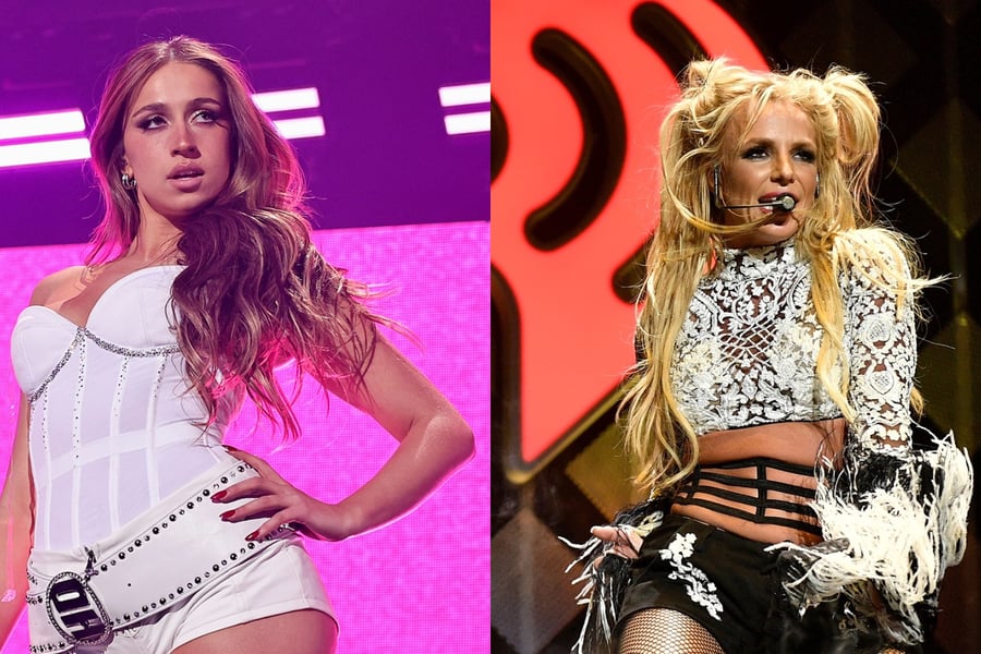 Tate McRae and Britney Spears