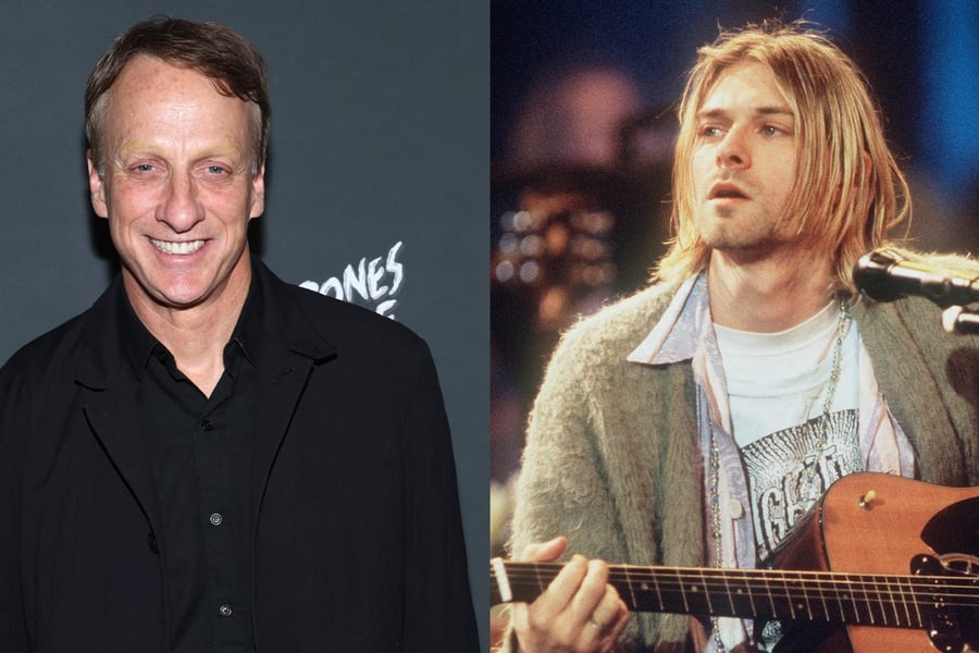 Tony Hawk and Kurt Cobain