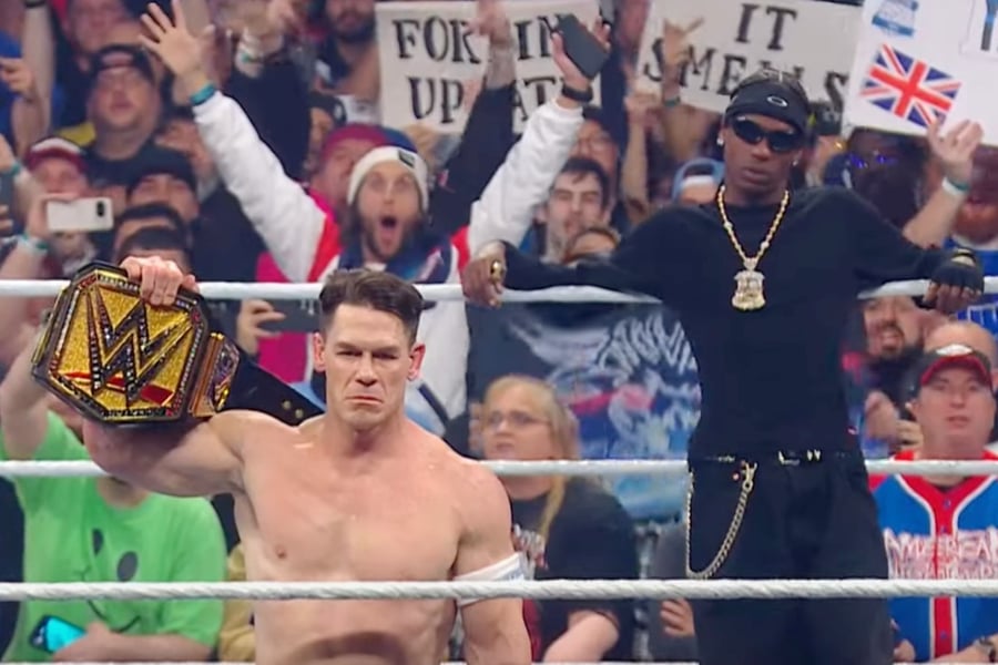 John Cena and Travis Scott