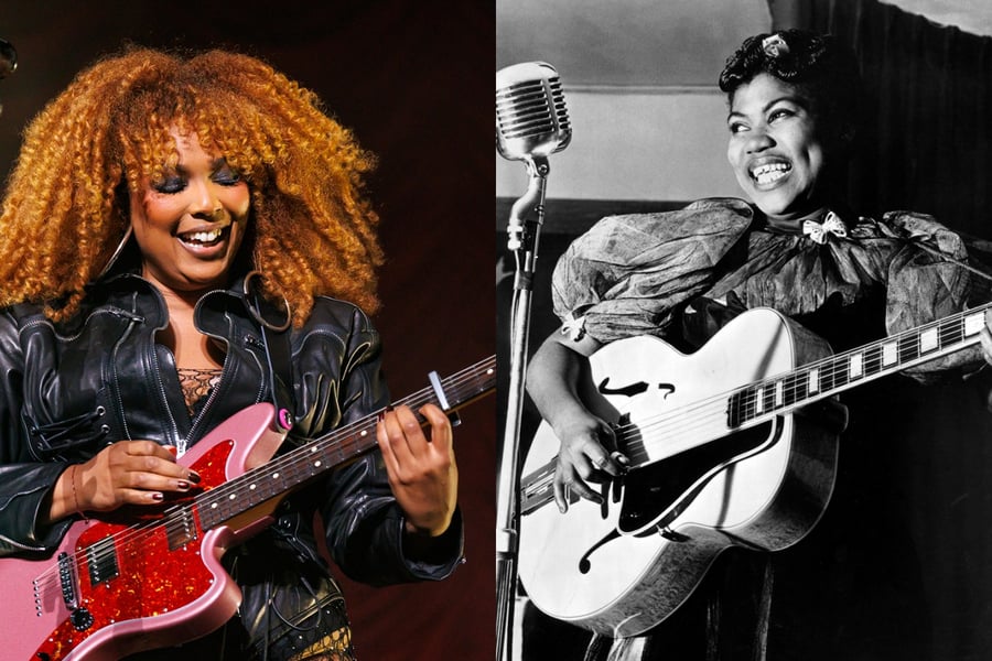 Lizzo and Sister Rosetta Tharpe
