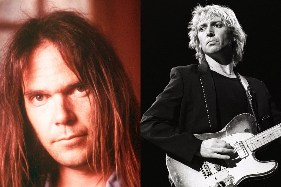 Neil Young and Andy Summers