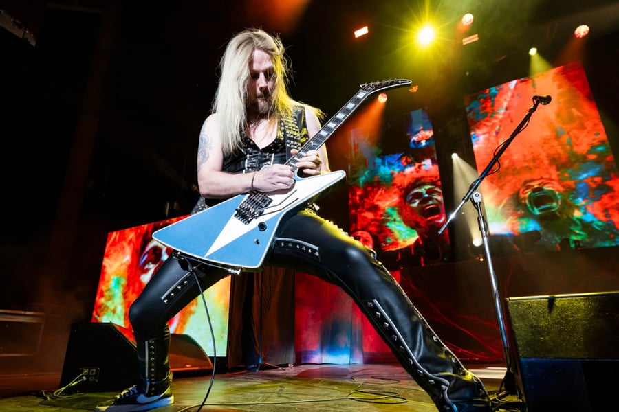 Judas Priest guitarist Richie Faulkner
