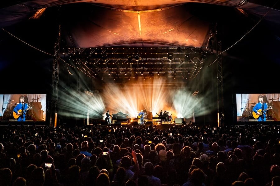 Crowded House performing at Bluesfest 2025