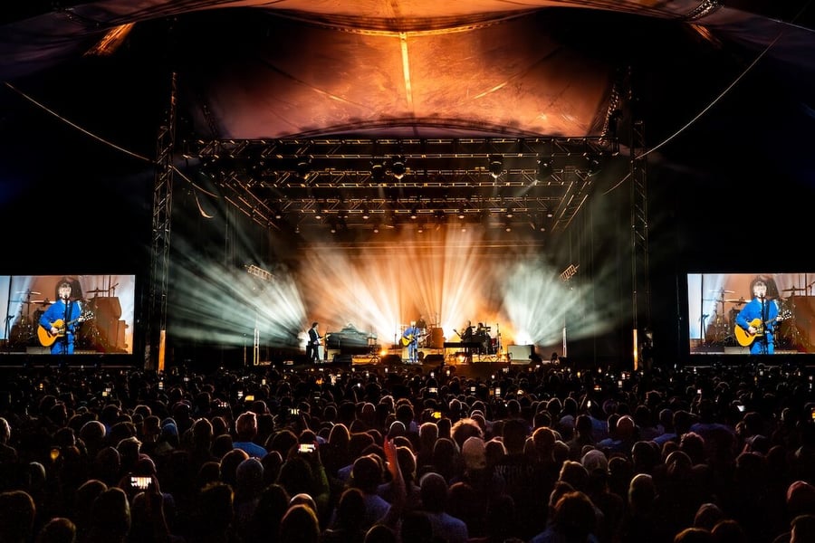 Crowded House performing at Bluesfest 2025