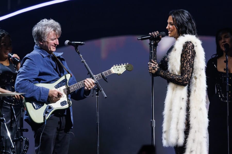 Neil Finn and Dua Lipa