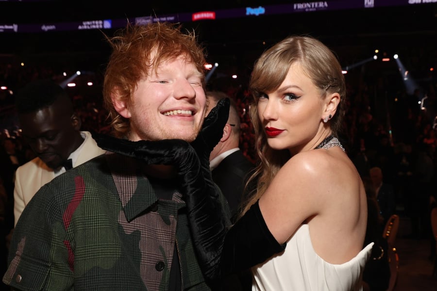Ed Sheeran and Taylor Swift