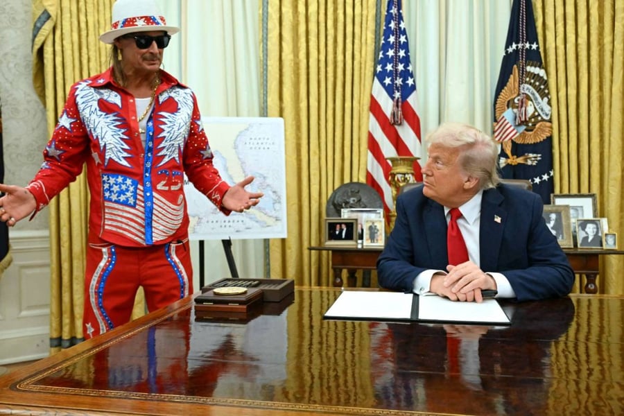 Kid Rock and Donald Trump