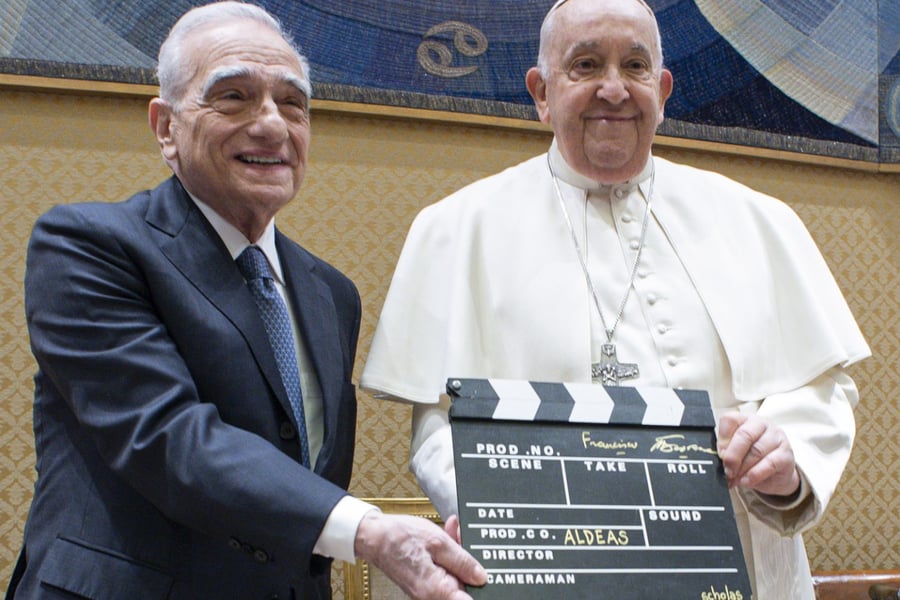 Martin Scorsese and Pope Francis