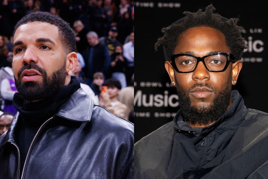 Drake and Kendrick Lamar