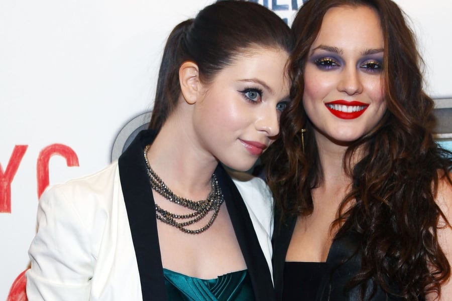 Michelle Trachtenberg and Leighton Meester