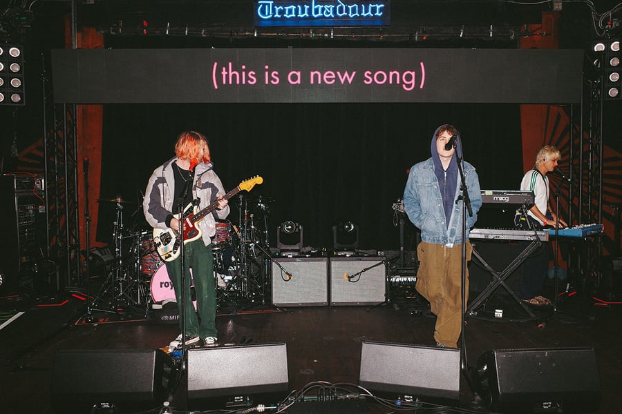 Royal Otis playing at Troubadour in LA