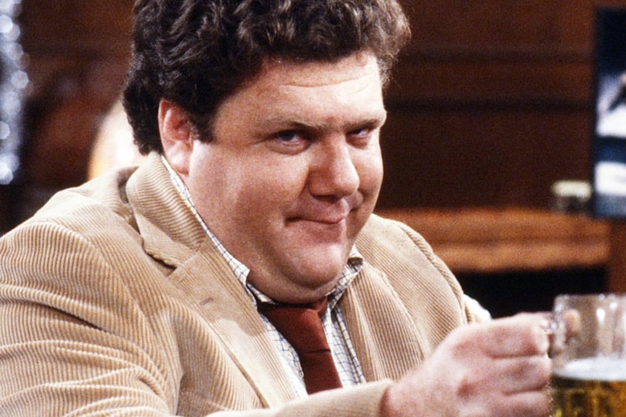 George Wendt in Cheers