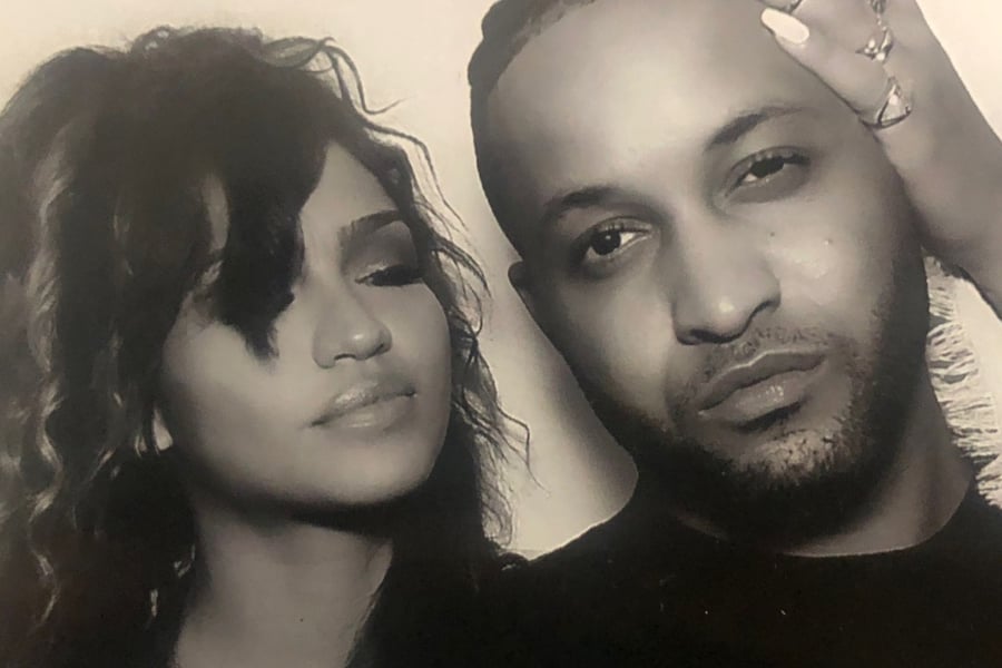 Cassie and her friend Deonte Nash