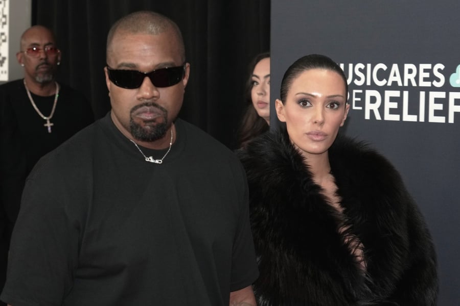 Kanye West and Bianca Censori