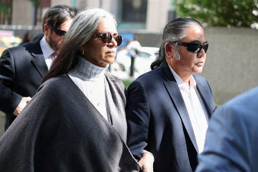 Regina Ventura, mother of Cassie Ventura, arriving at Sean Combs trial