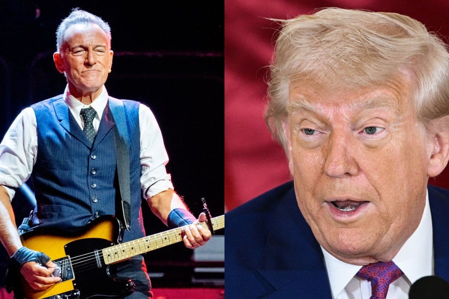 Bruce Springsteen and Donald Trump