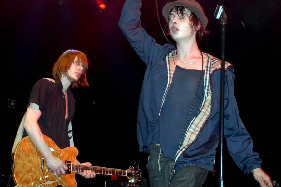 Patrick Walden with Pete Doherty