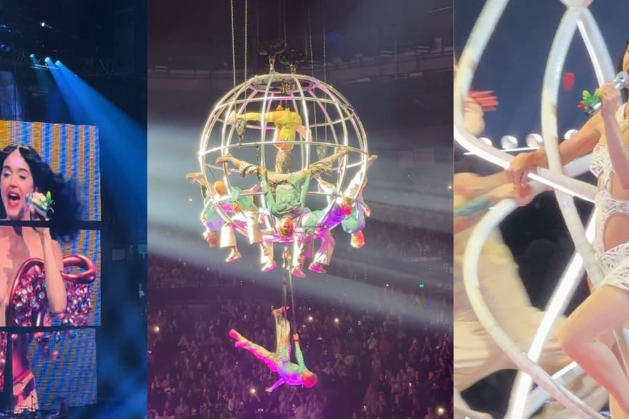 Katy Perry performs on her Australia tour