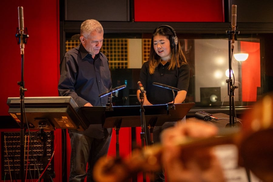 AFTRS student and teacher