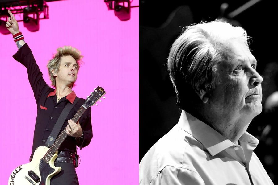 Billie Joe Armstrong and Brian Wilson