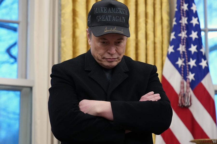 Elon Musk at the White House