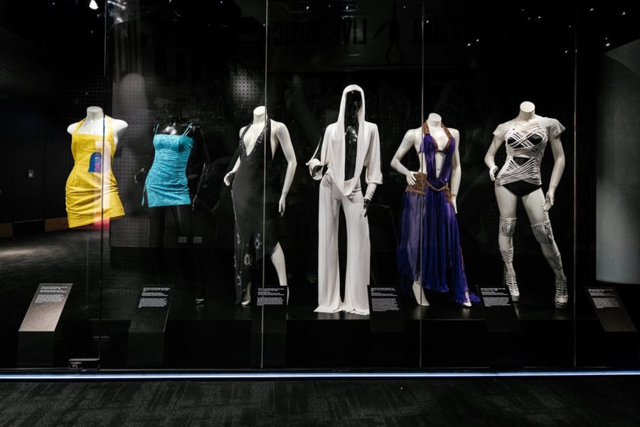 Kylie Minogue exhibit at the Australian Music Vault