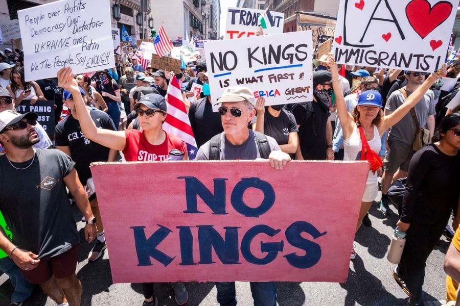 No Kings protest
