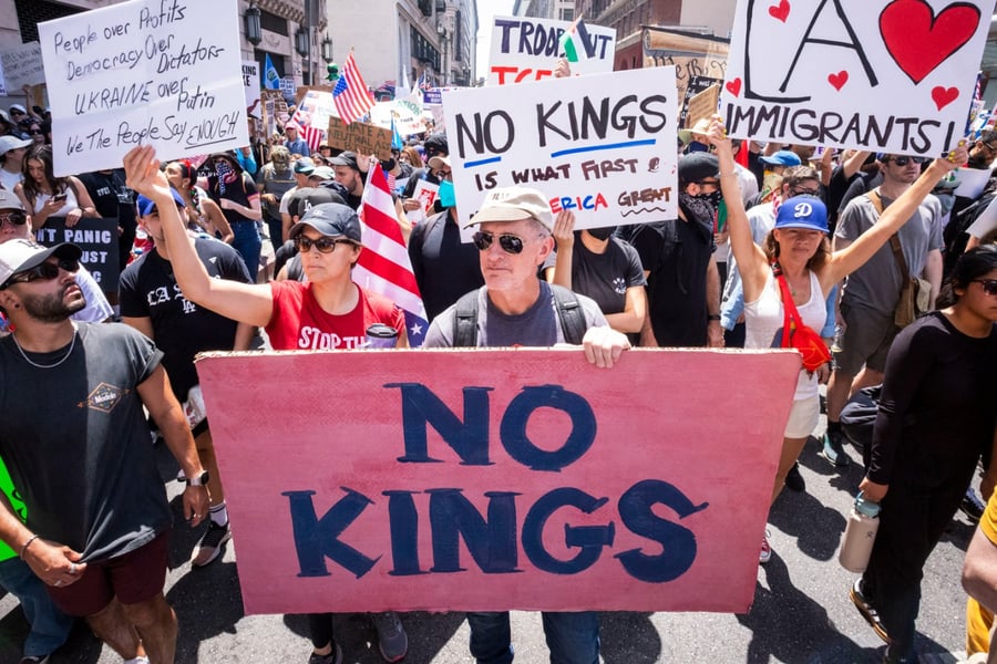 No Kings protest
