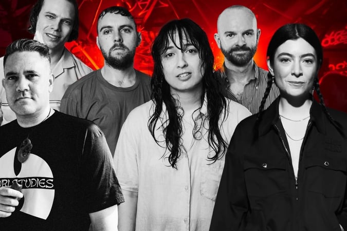 Collage of New Zealand music acts