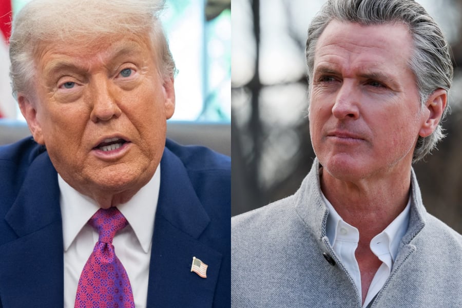 Trump Newsom