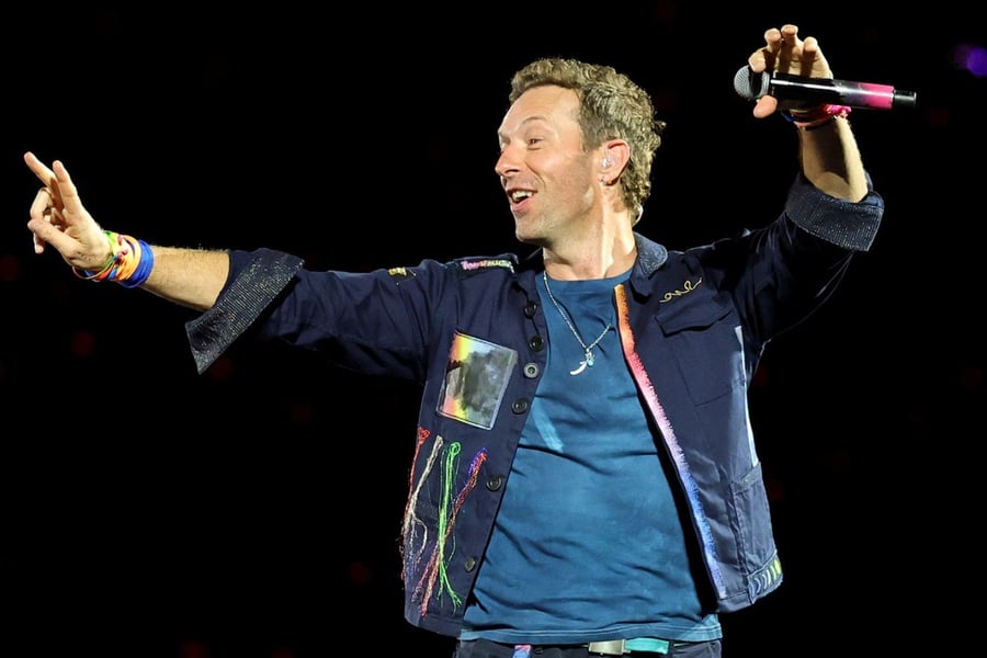 Coldplay singer Chris Martin