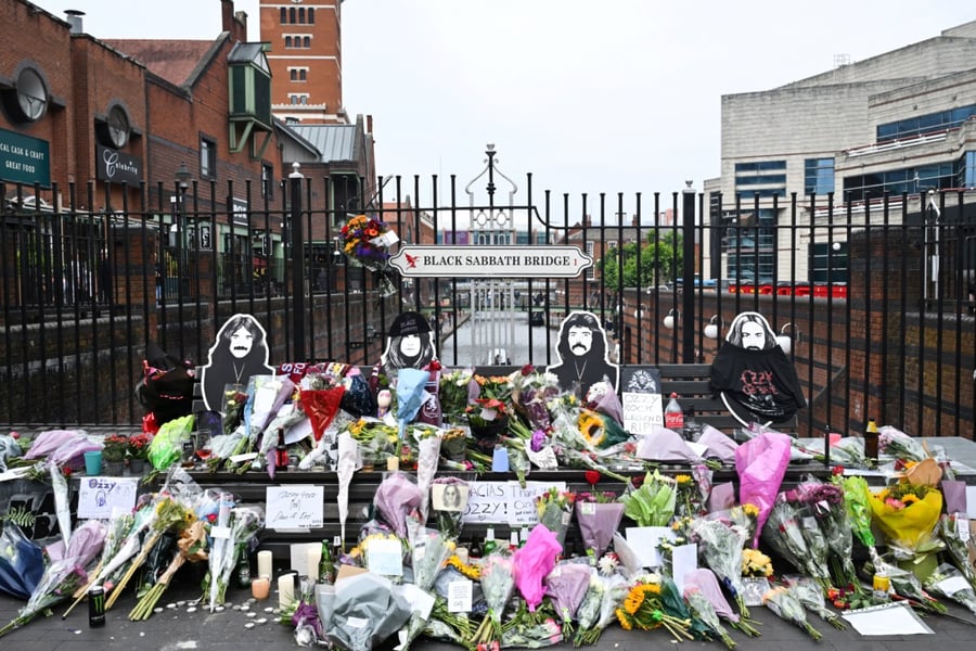 Ozzy Osbourne tributes in Birmingham