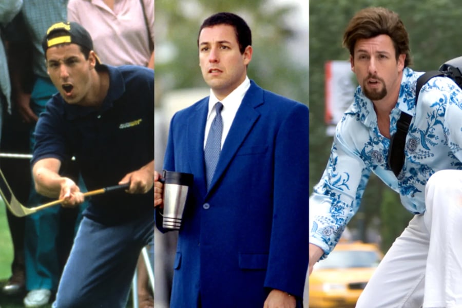 Adam Sandler in various film roles