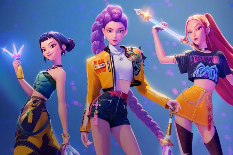 A still from 'K-Pop Demon Hunters.' Photo courtesy of Netflix.
