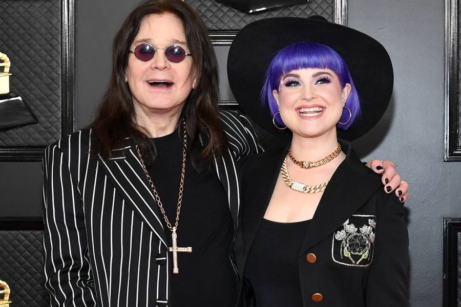 Ozzy and Kelly Osbourne