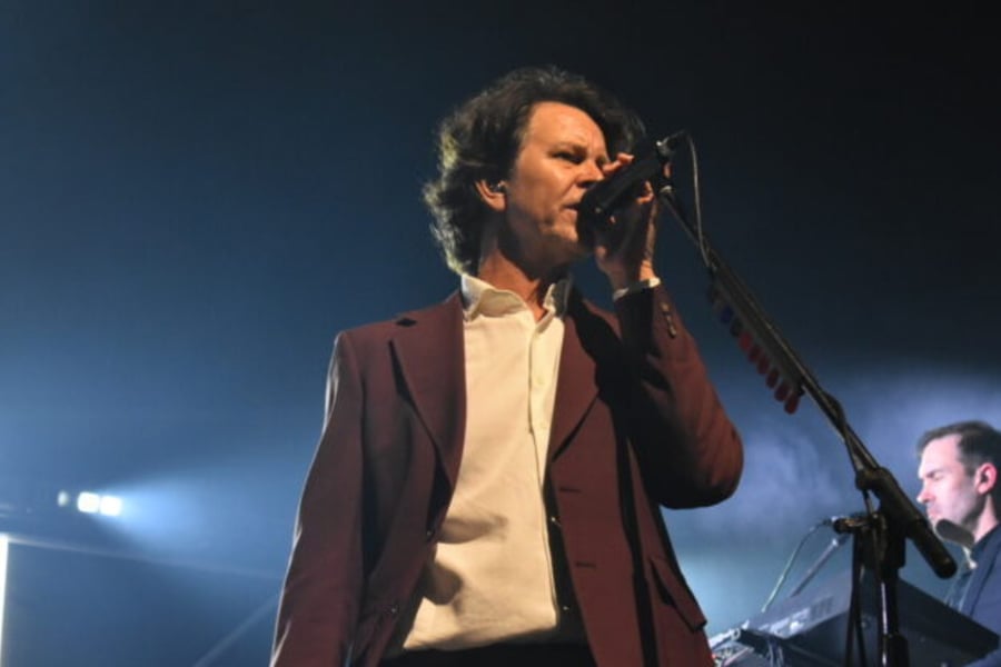 Bernard Fanning playing at The Forum in Melbourne